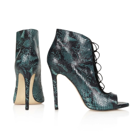 topshop green heels